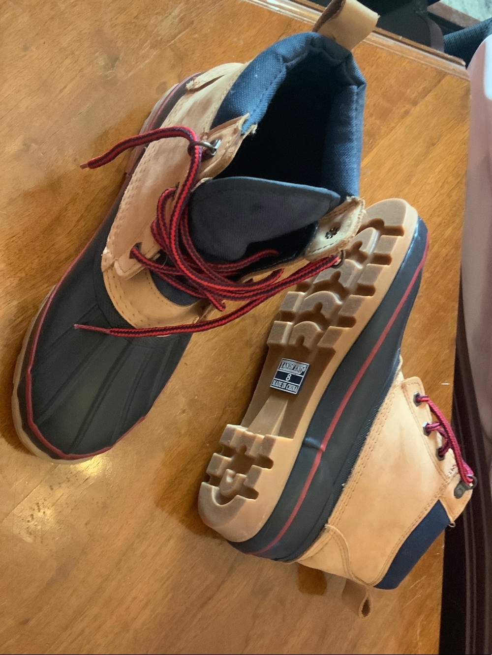 Womens casual Waterproof Duck Boots - Tan, Navy, Black
